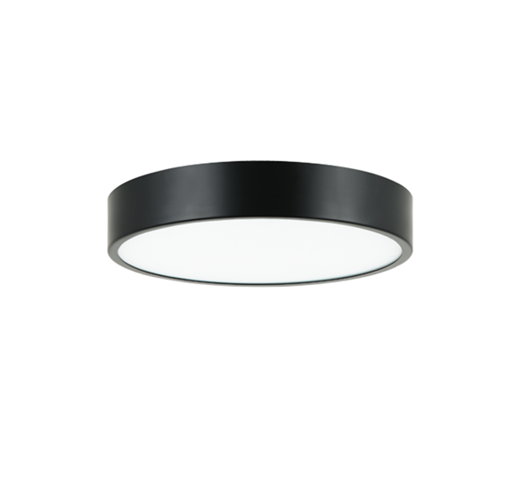 CEILING LIGHT 24W 3CCT CIRCULAR D11 CEILING LIGHT 24W 3CCT CIRCULAR D11" X H2" BLACK 25220-X01A-BK
