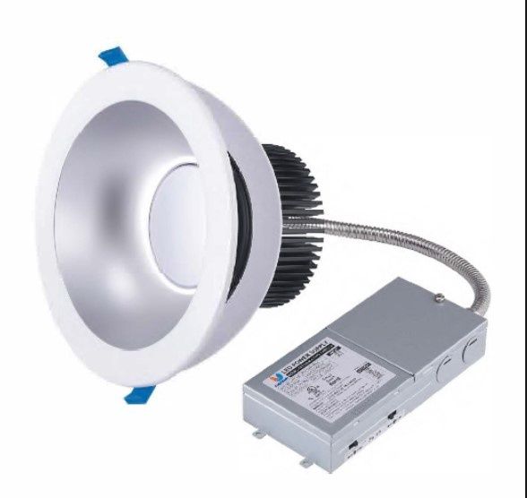 4 IN COMMERCIAL DOWNLIGHT 10W/15W/20W 100-347V 3CCT WHITE