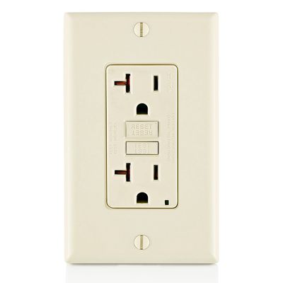 LT- 20A TAMPER-RESISTANT GFCI, LIGHT ALMOND [ GFTR2-T ]