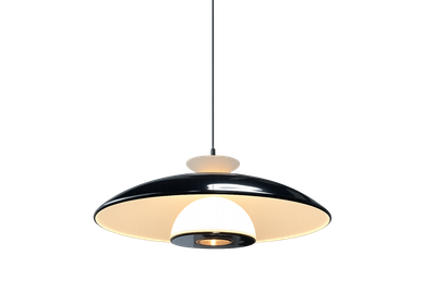 FUTURISTIC UFO-INSPIRED PENDANT LIGHT 550 BLACK B97-1D