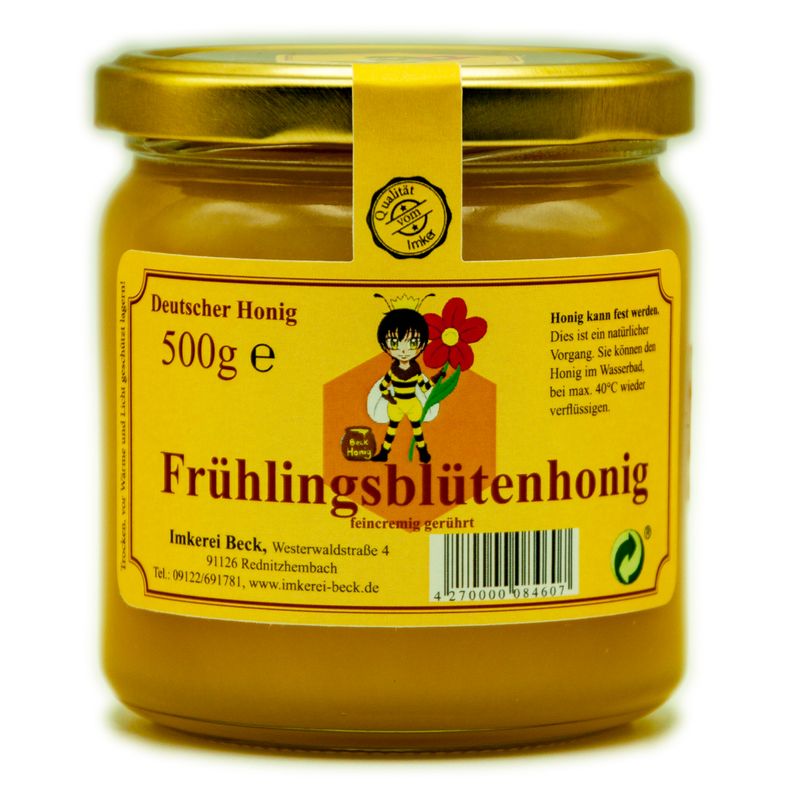 Frühlingsblütenhonig feincremig gerührt