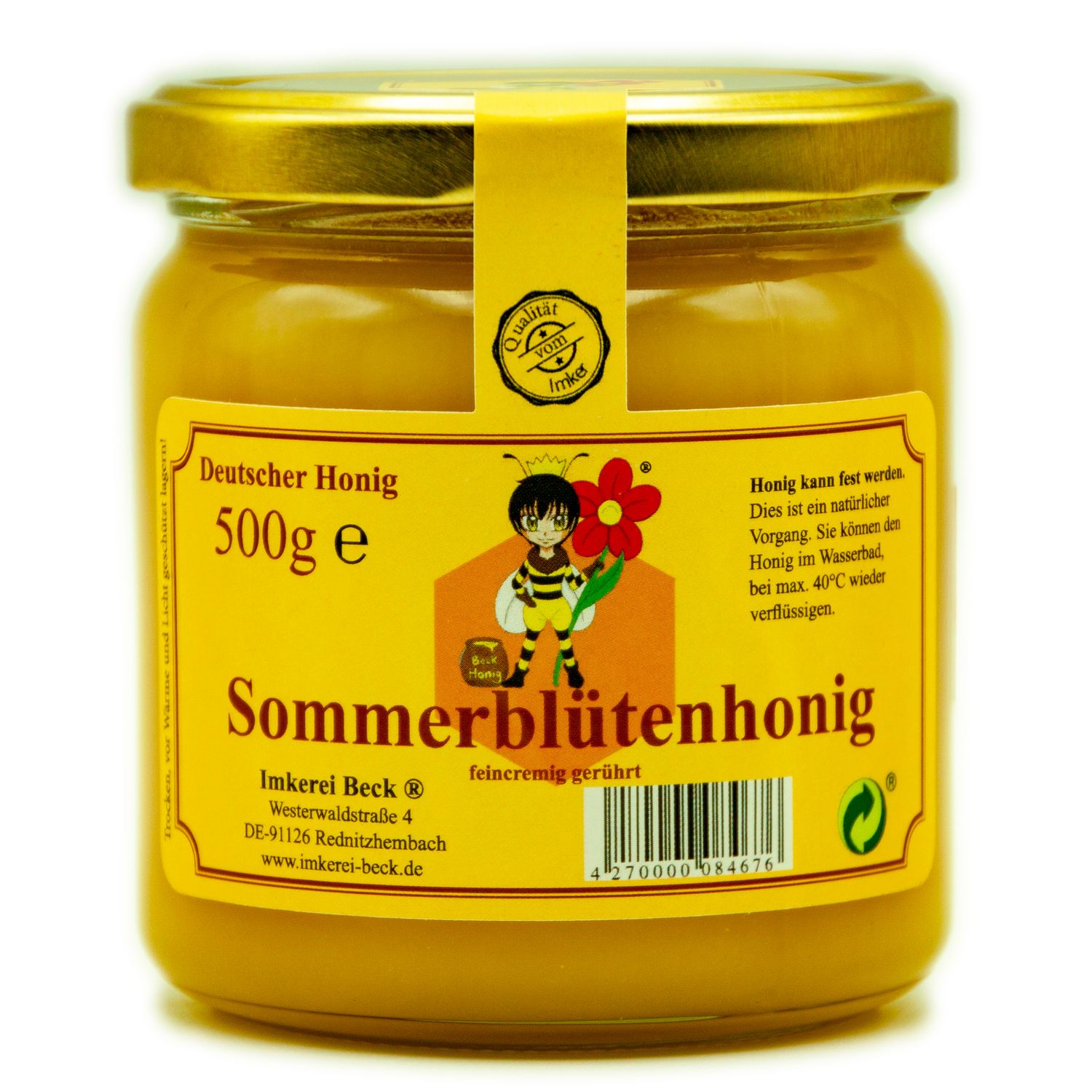 Sommerblütenhonig – Aromatisch, sonnig &amp; feincremig gerührt