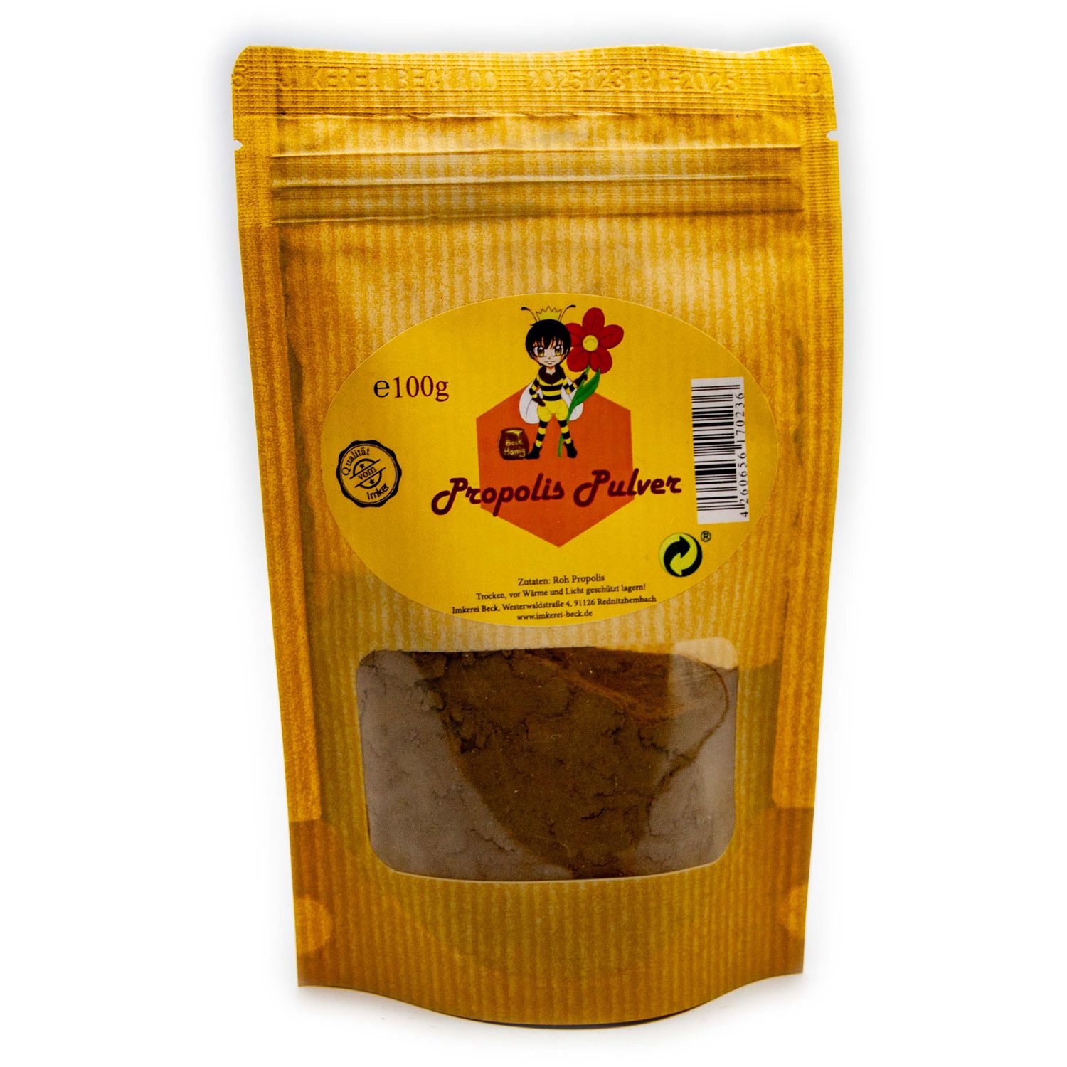 Propolis-Pulver – Naturrein, fein gemahlen &amp; vielseitig einsetzbar