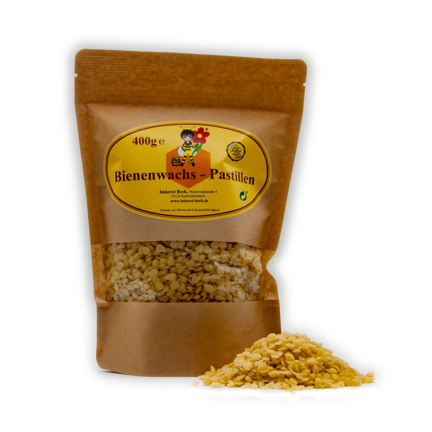 Bienenwachs-Pastillen – Naturrein, vielseitig &amp; einfach dosierbar