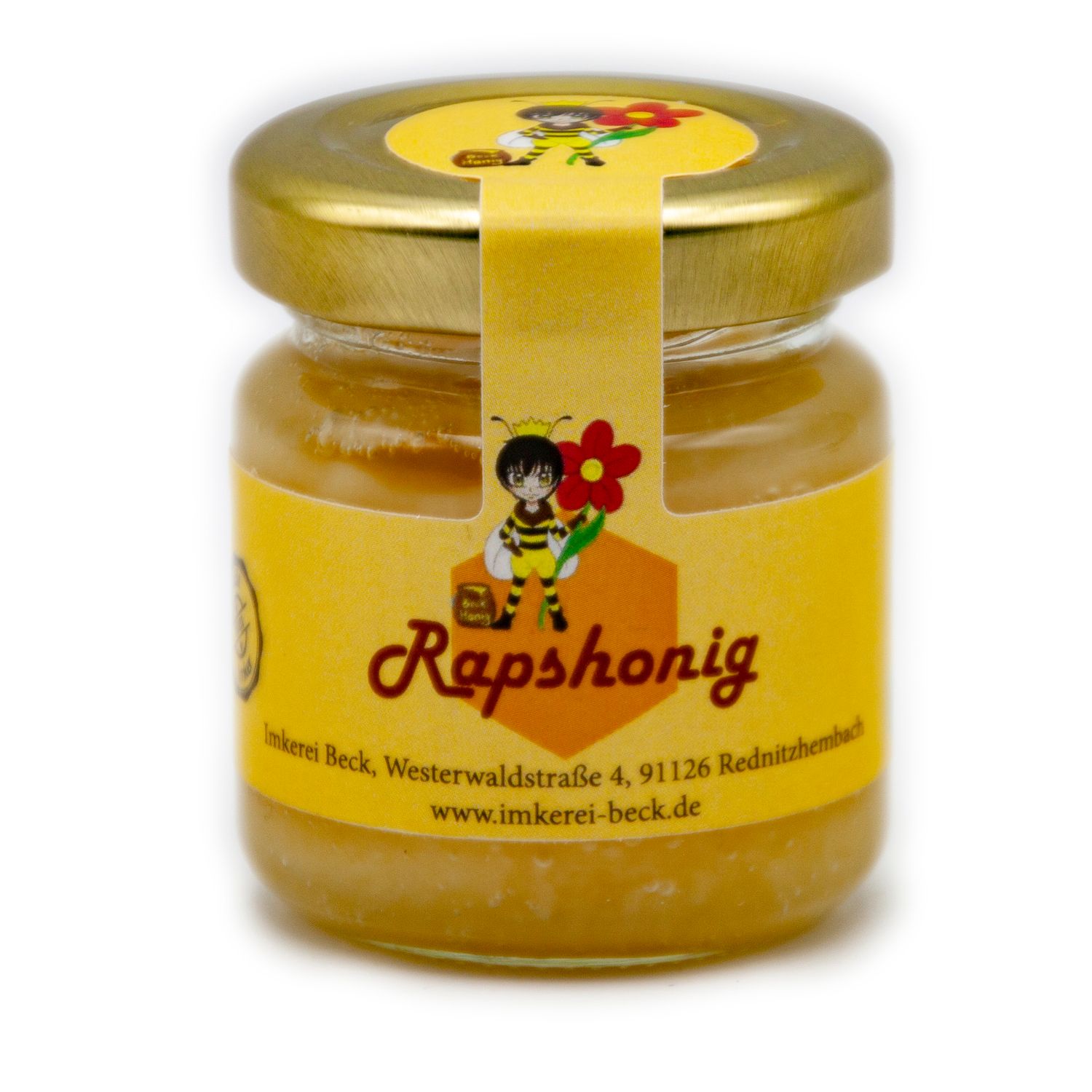 Rapshonig 60 g – Mini-Glas (mild &amp; feincremig)