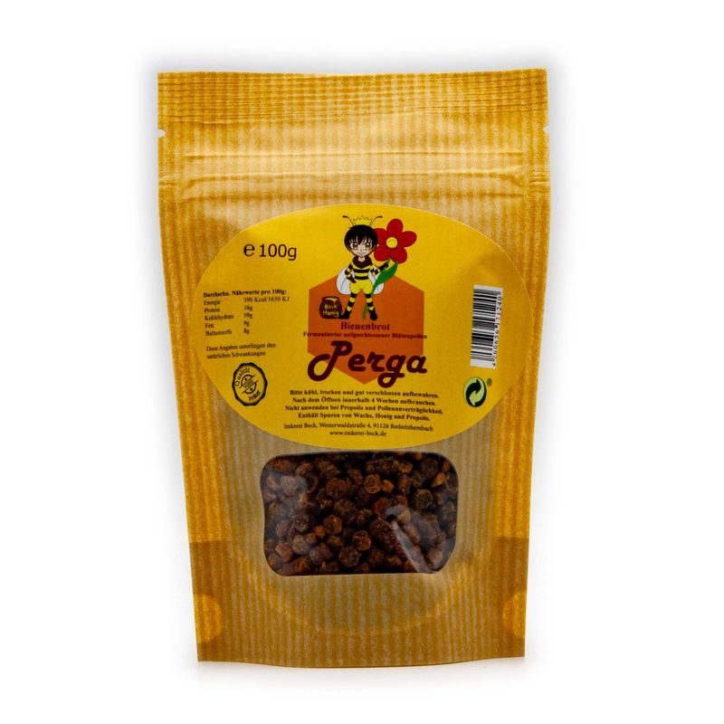 Bienenbrot / Perga – Fermentierter Blütenpollen direkt aus dem Bienenstock