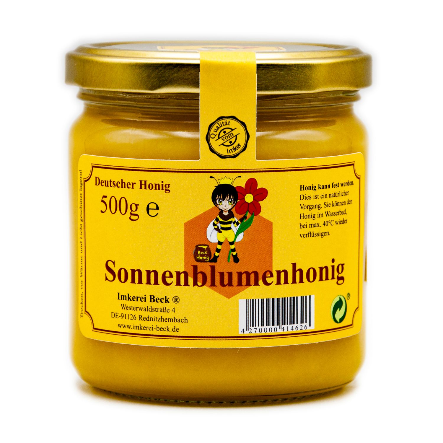 Sonnenblumenhonig – Sonnig, blumig &amp; goldgelb