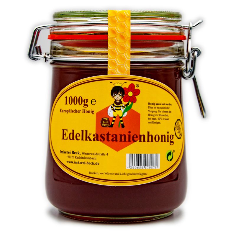 Edelkastanienhonig / Maronenhonig – Herbbitter, würzig &amp; aromatisch