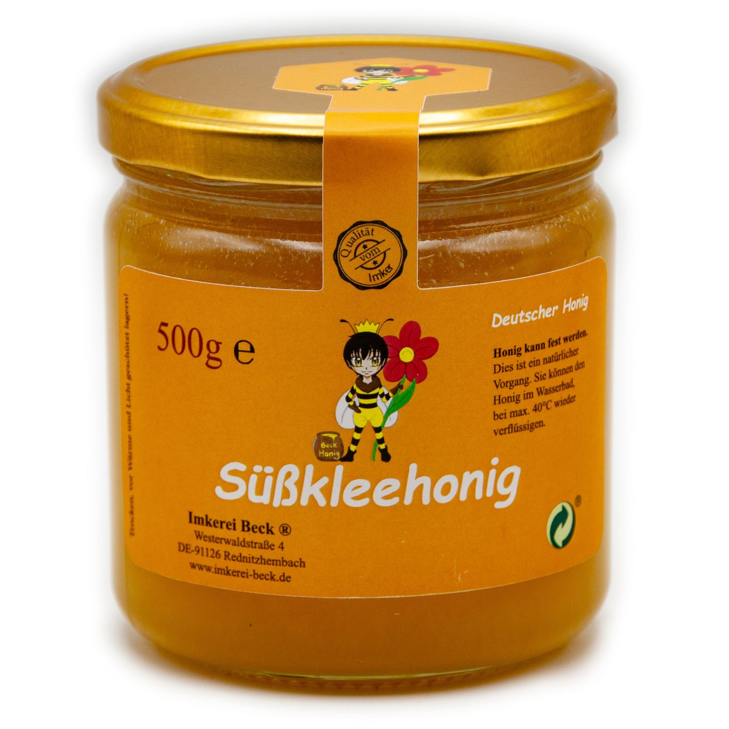 Kleehonig / Süßkleehonig– Mild, cremig &amp; vanillig