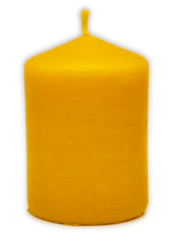Bienenwachskerze Stumpen 95 x 65 mm – Natürlich, rein &amp; zeitlos