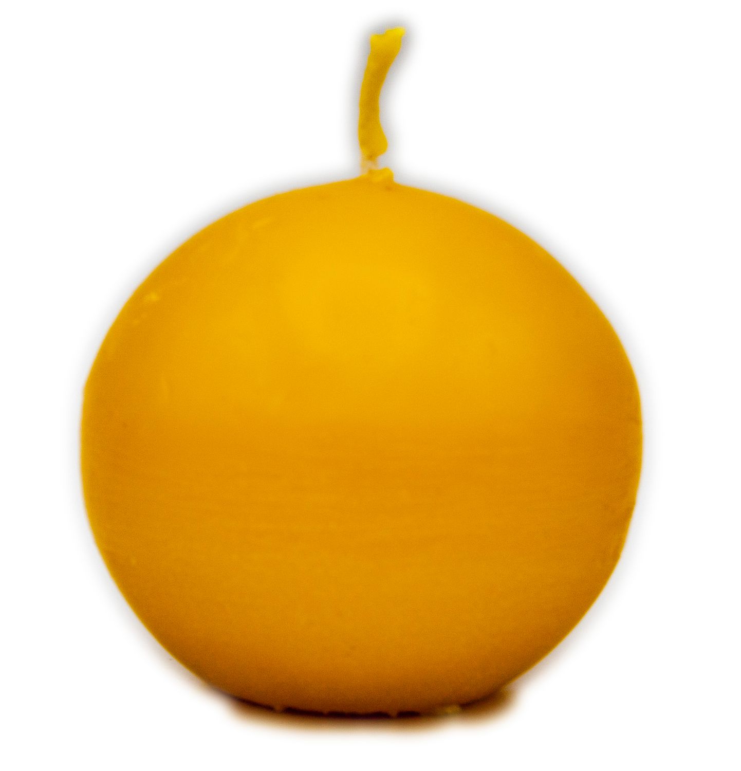 Bienenwachskerze Kugel 70 x 60 mm – Rund, harmonisch &amp; natürlich