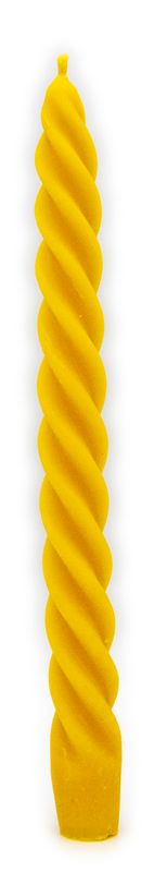 Bienenwachskerze gedreht 235 x 20 mm – Schlank, elegant &amp; vielseitig