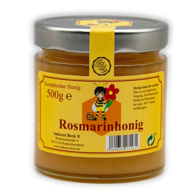 Rosmarinhonig – Feinwürzig, hell &amp; mediterran