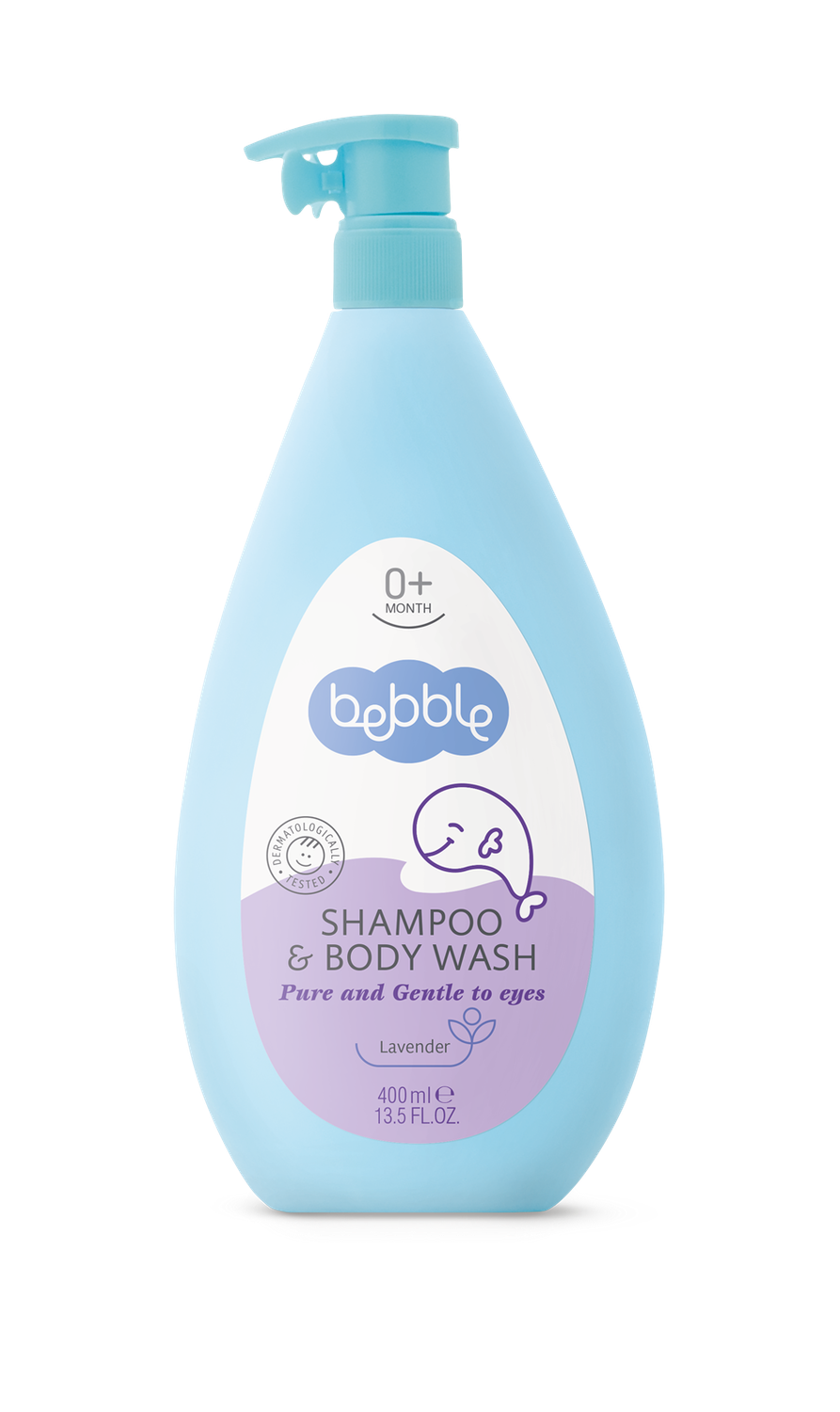 Shampoo &amp; Body Wash Lavendel, 400 ml