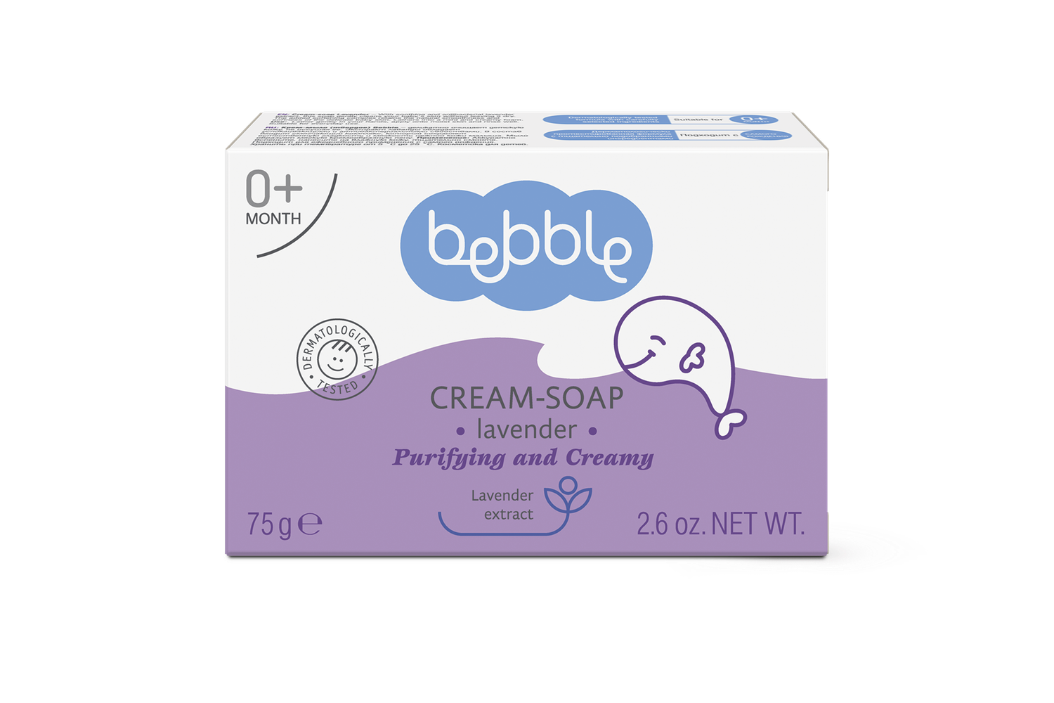 Crème-Zeep Lavendel, 75 gr