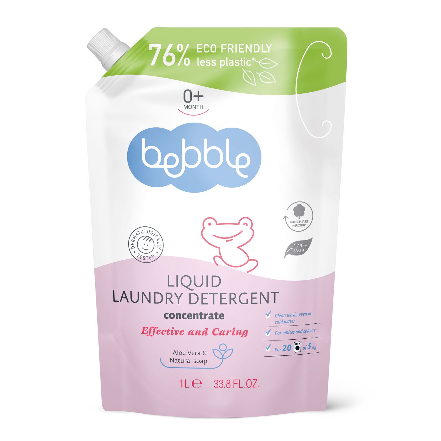 Baby Vloeibaar Wasmiddel Zakje -  2 x 1 L