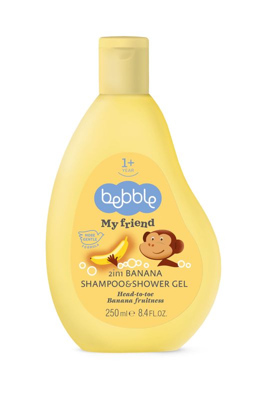 2in1 Bananen Shampoo &amp; Douchegel, 250 ml