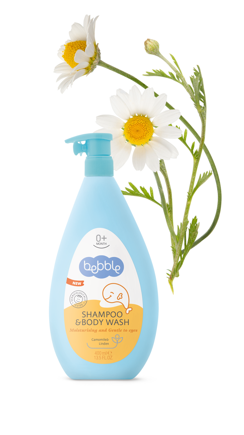 Shampoo &amp; Body Wash - Kamille &amp; Linde, 400 ml