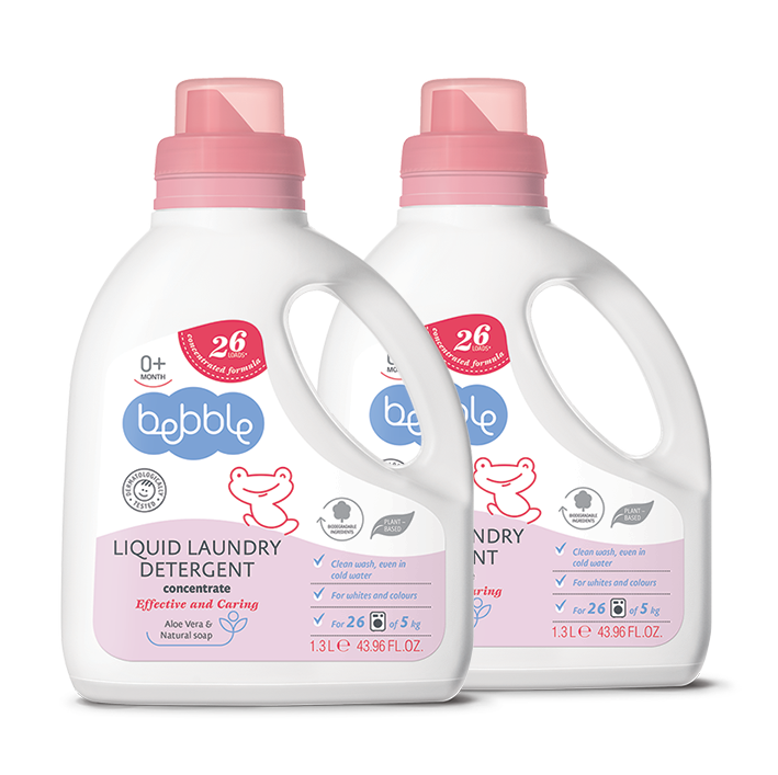 Baby vloeibaar wasmiddel -  2 x 1.3 L - 52 wasbeurten