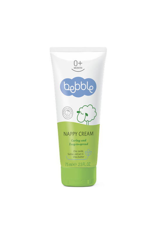 🌿 Bebble Luiercrème – Zachte Bescherming &amp; Herstel -  75 ml