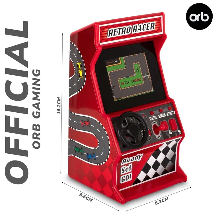 Orb - Retro Mini Racing Arcade Machine (30 Games)