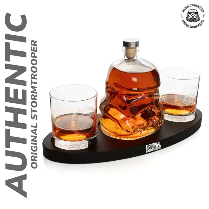 Original Stormtrooper 3D Helmet Decanter Set