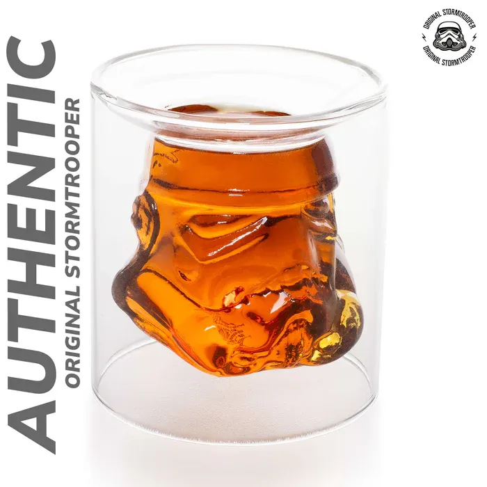 Original Stormtrooper 3D Inverted Whiskey Glass - 150ml