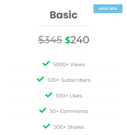 YouTube Basic Bundle YouTube Basic Bundle