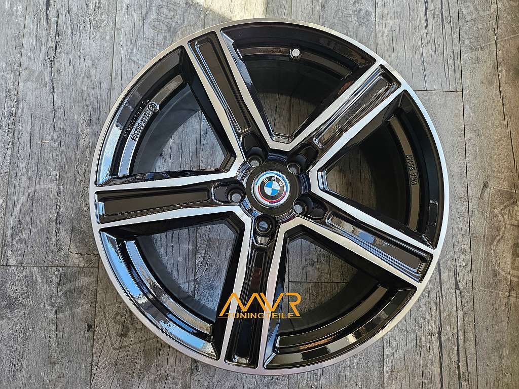 Winterkompletträder Winterreifen Alufelgen für BMW 2er G42 3er G2- 4er G2- 18 Zoll schwarz front poliert ECE Freigabe