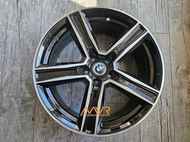 Winterkompletträder Winterreifen Alufelgen für BMW 2er G42 3er G2- 4er G2- 18 Zoll schwarz front poliert ECE Freigabe