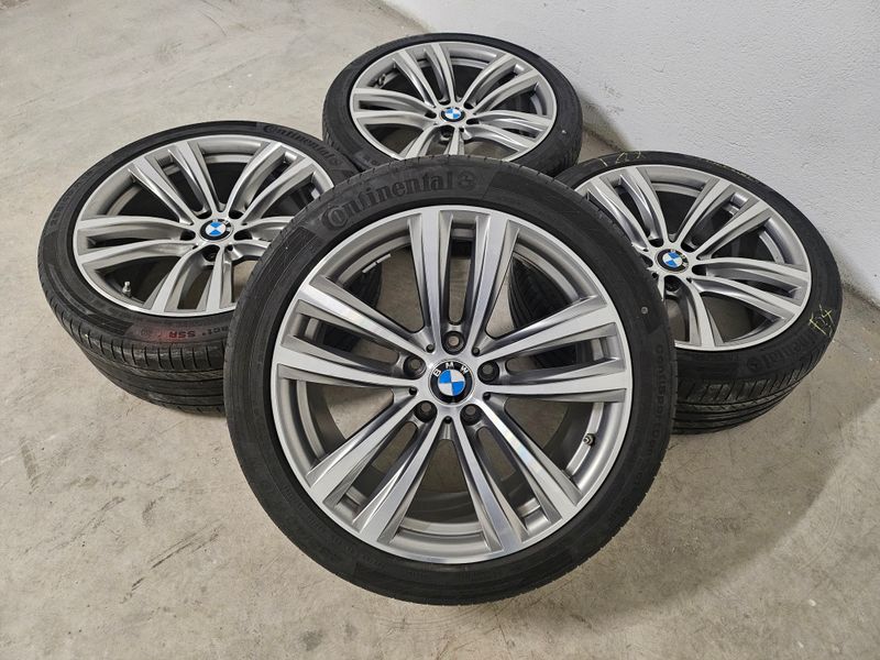 Original BMW Sommerkompletträder Sommerreifen Alufelgen für 3er GT F34 19 Zoll bicolor