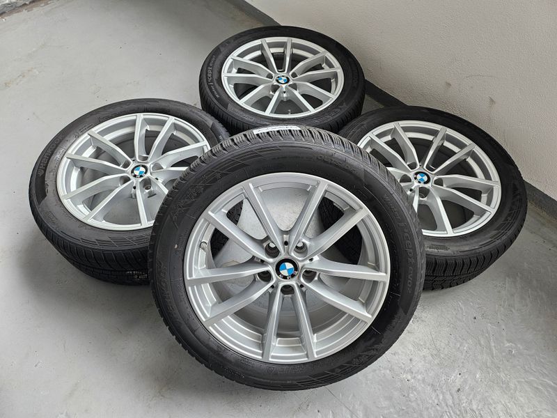 Original BMW Winterkompletträder Winterreifen fabrikneu Alufelgen gebraucht  für 3er G20 G21 4er G22 G23 17 Zoll V Speiche 778