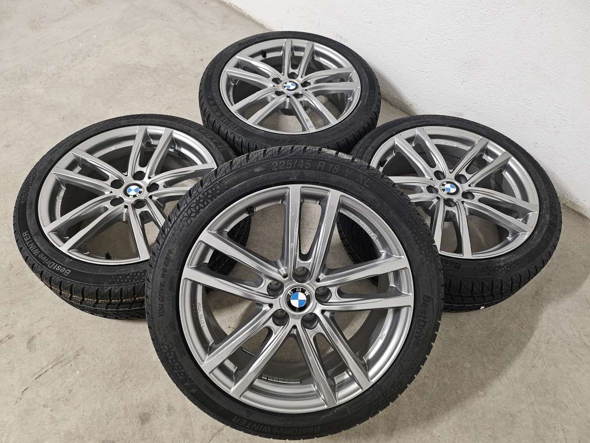 Winterkompletträder Winterreifen Alufelgen für BMW 2er G42 3er G2- 4er G2- 18 Zoll grau metallic mit ECE Freigabe