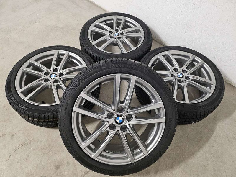 Winterkompletträder Winterreifen Alufelgen für BMW 2er G42 3er G2- 4er G2- 18 Zoll grau metallic mit ECE Freigabe