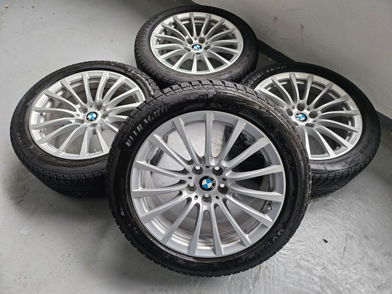 BMW Winterreifen Alufelgen Winterkompletträder für 5er G30 G31 18 Zoll V Speiche 619