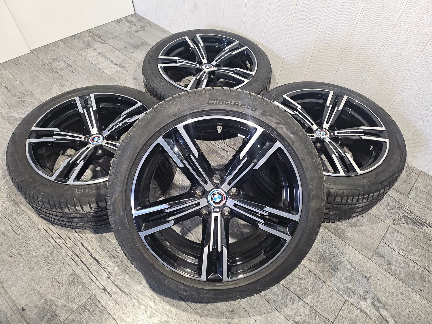 BMW Sommerkompletträder Sommerreifen Alufelgen für 3er G20 G21 4er G22 G23 18 Zoll M Doppelspeiche 848