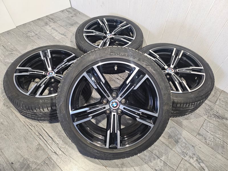 BMW Sommerkompletträder Sommerreifen Alufelgen für 3er G20 G21 4er G22 G23 18 Zoll M Doppelspeiche 848