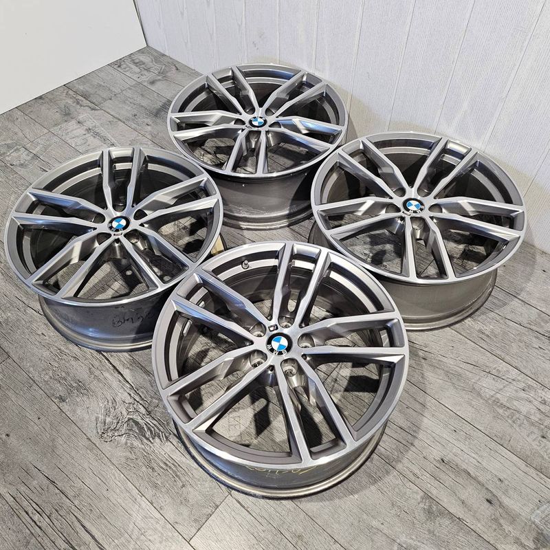 Original BMW Sommerkompletträder Sommerreifen fabrikneu Alufelgen gebraucht für X3 G01 X4 G02 19 Zoll M Doppelspeiche 698 bicolor