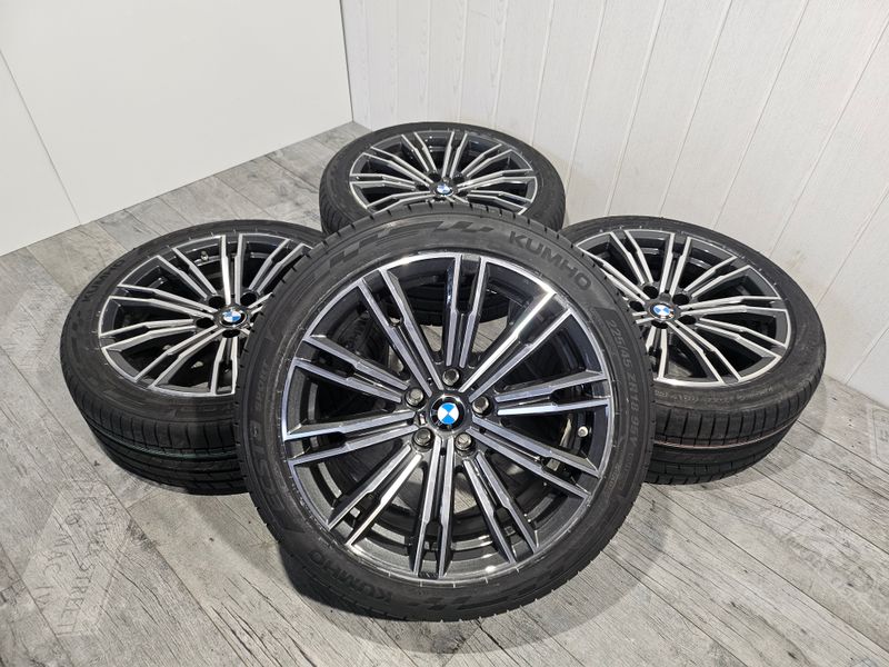 BMW Sommerkompletträder Sommerreifen fabrikneu Alufelgen gebraucht für 3er G20 G21 4er G22 G23 18 Zoll M Doppelspeiche 790