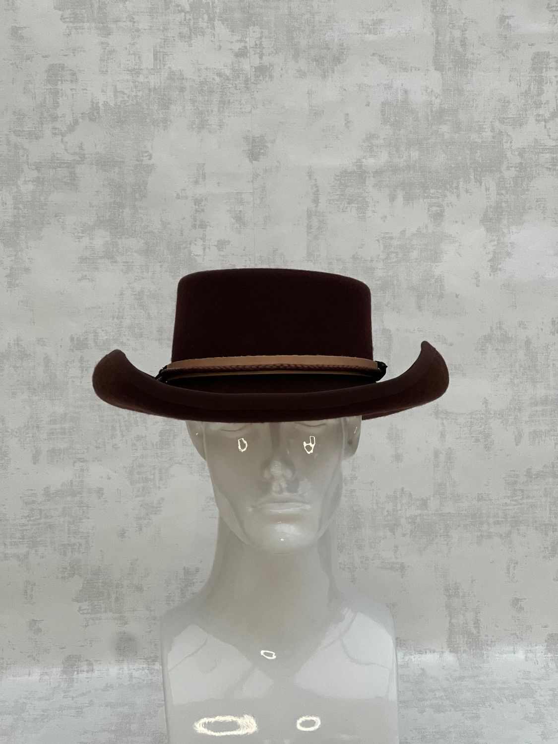 Hand made Porkpie hat size 56