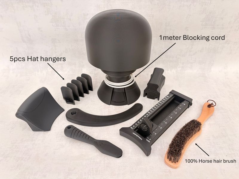 Complete hat makers starter bundle kit: Millinery and hat making tools