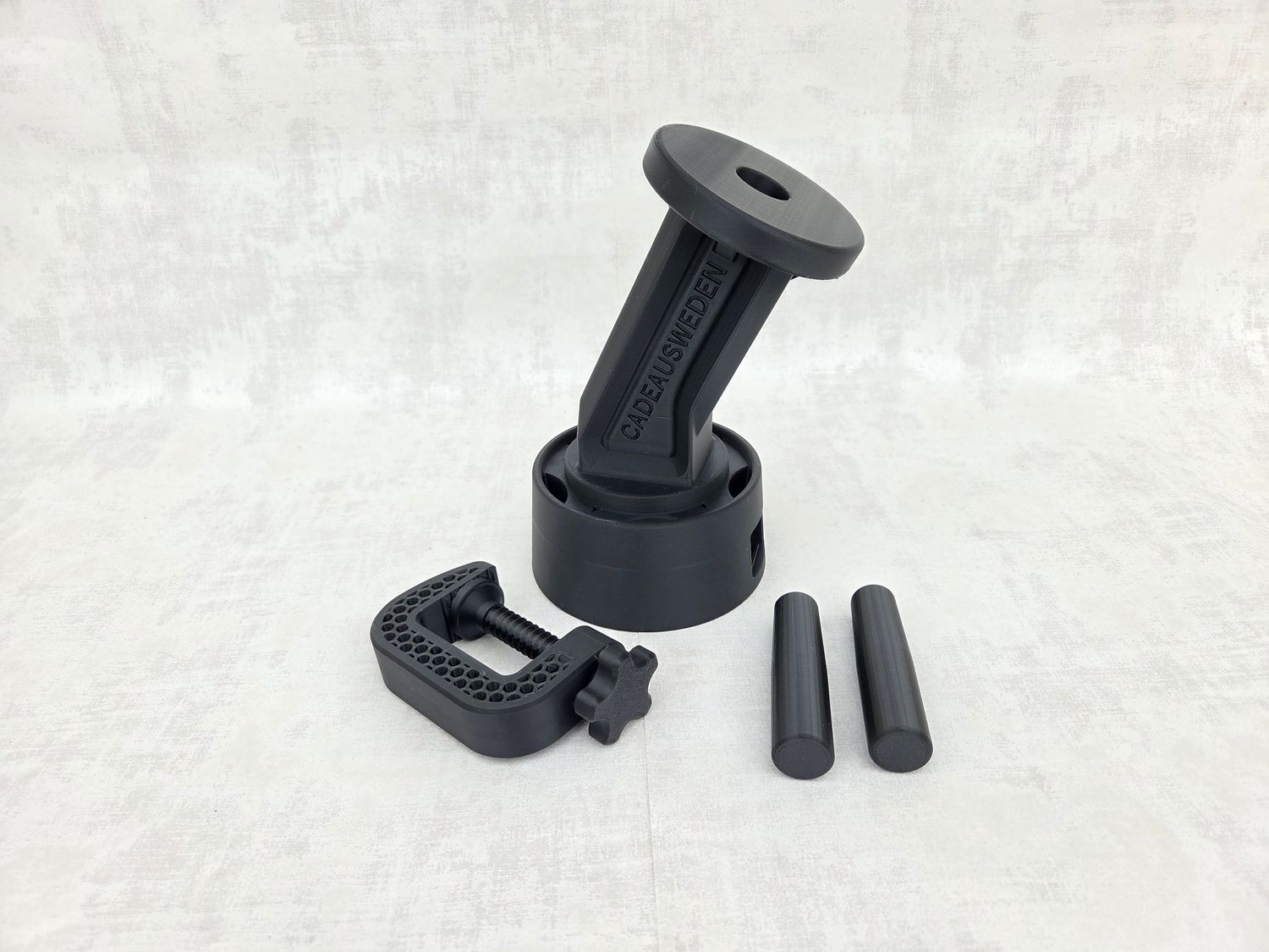 Angled hat Block Stand Inclusive Clamp and extra pin Millinery Hat Making tool