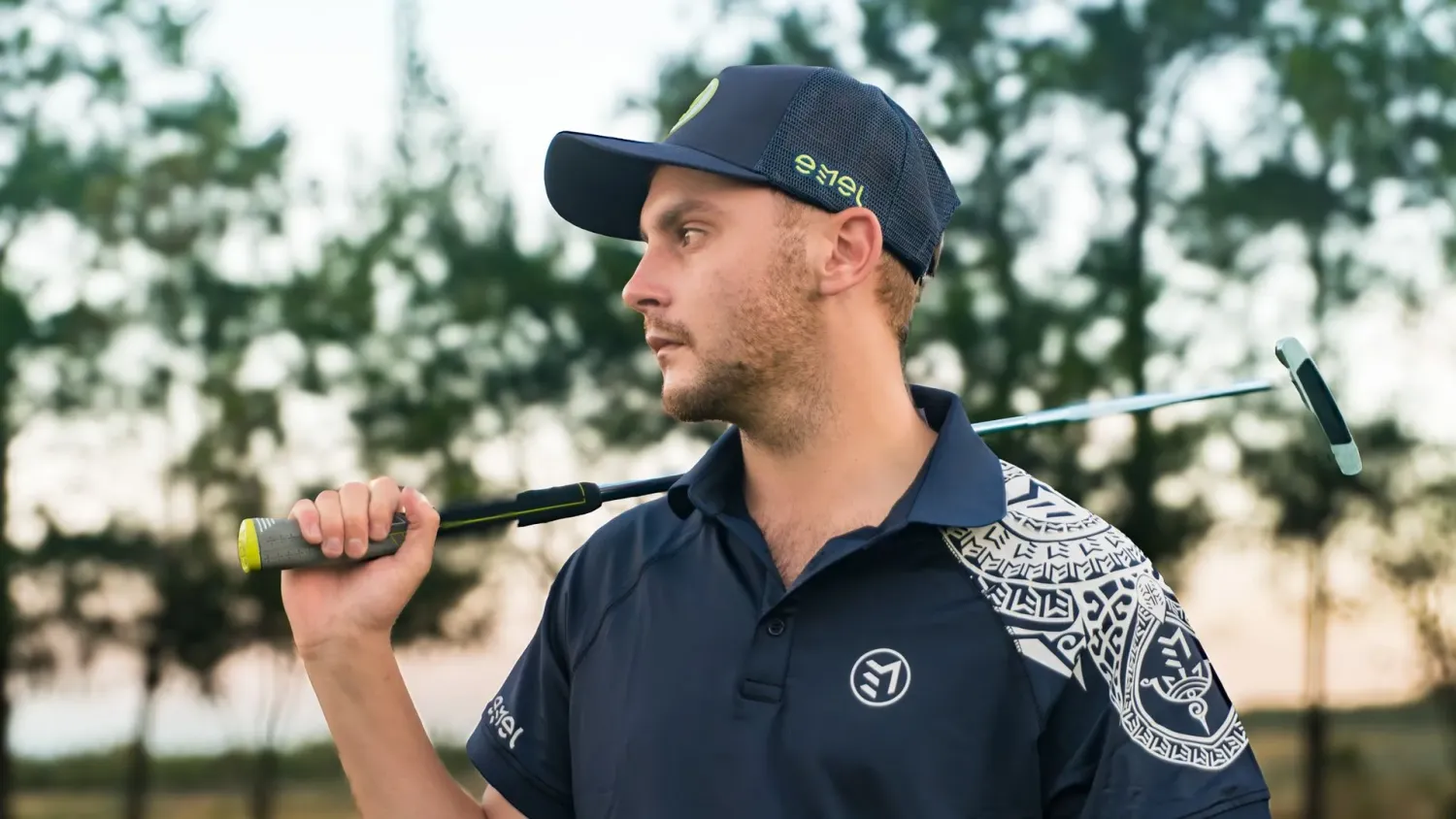 SIGOMOS POLO SHIRT NAVY BLUE