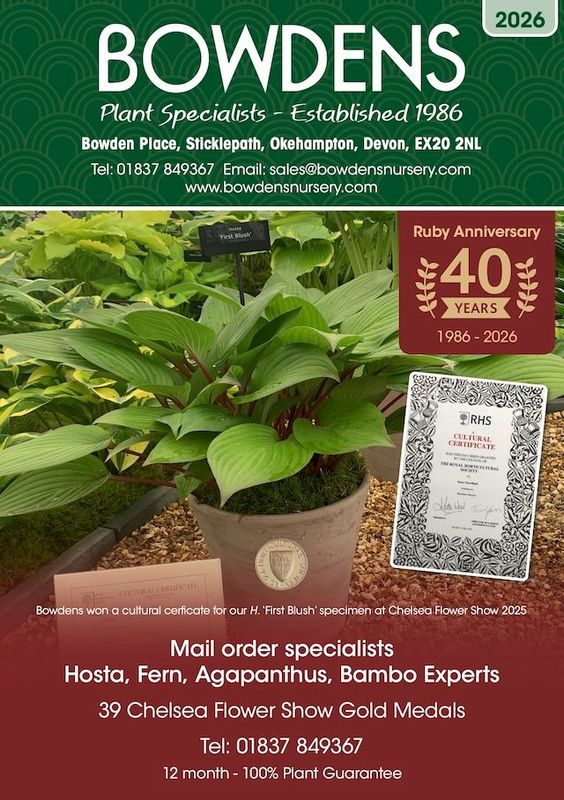 Bowdens 2026 Catalogue