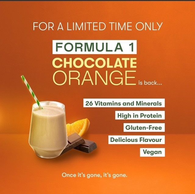 Boisson nutritionnelle FORMULA 1 Chocolat Orange