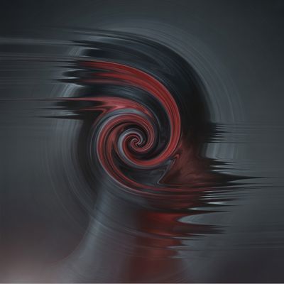 Mindfuck Hypnose von Lady Loredana – rote Spiralen mit dominanter Silhouette