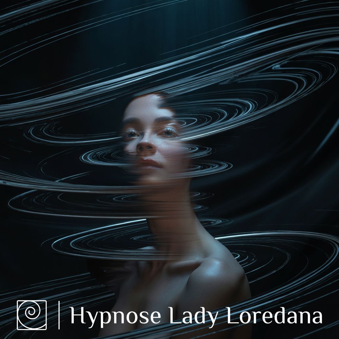 Dominante Frau in verzerrter Spirale – Lady Loredanas Mindfuck Hypnose über Verwirrung und geistige Kontrolle