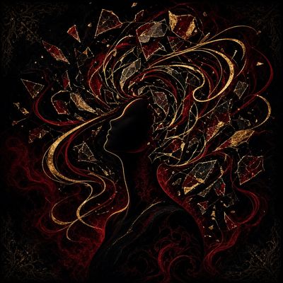 Mindfuck Hypnose von Lady Loredana – rote Spiralen mit dominanter Silhouette
