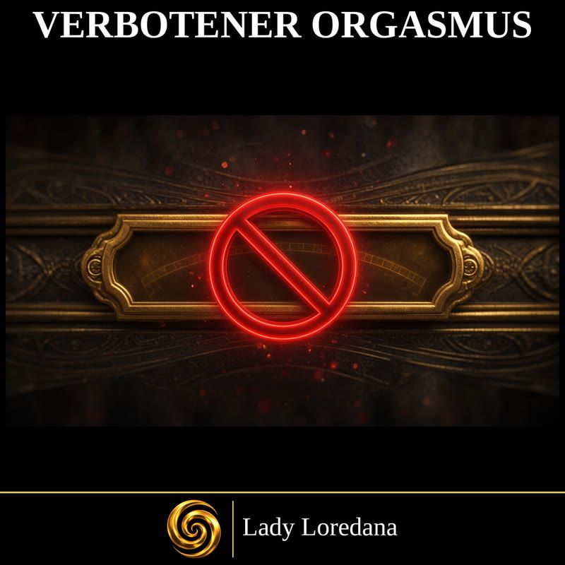 Das Verbot VERBOTENER ORGASMUS Hypnose MP3 – Dominanz & Hingabe | Lady Loredana