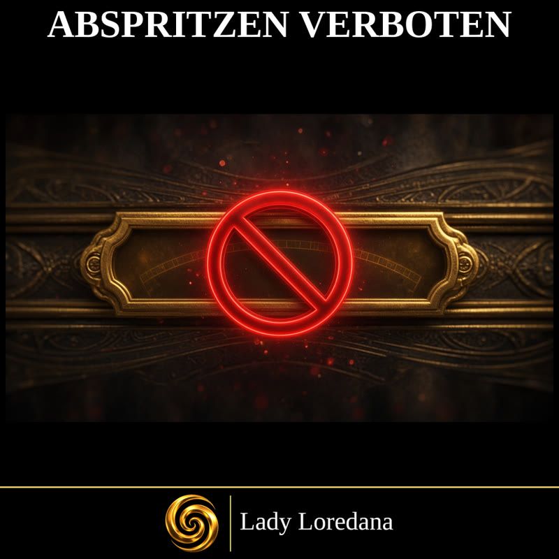 ABSPRITZEN VERBOTEN Hypnose MP3 – Explosive Quickies & Orgasmus | Lady Loredana
